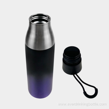 470ml Rainbow Printing Vacuum Bottle With Lifting Rope